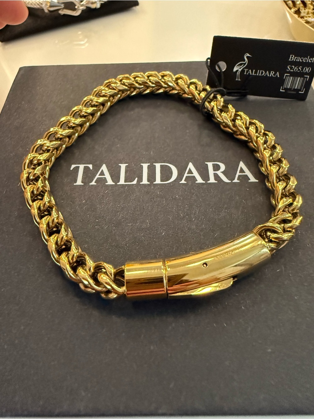 Talidara Gold Chain Link Bracelet